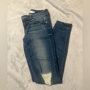 Oasis by eunina jeans mica low rise skinny ankle. Size 0